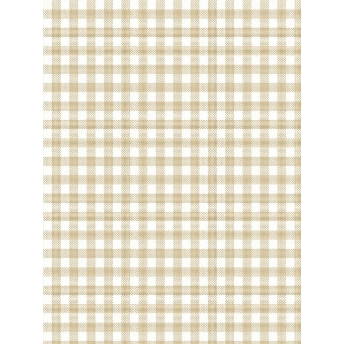 Elegante Vichy Bettwäsche Aus Web-Perkal - 135x200 / 40x80 Cm - Sand 4 Elegante Vichy Bettwäsche Aus Web-Perkal - 135x200 / 40x80 Cm - Sand – Bild 2