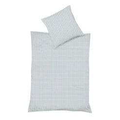 Fleuresse Topas 073851 Bettwäsche-Set Aus Interlock-Jersey - 135x200 / 80x80 Cm - Pearl