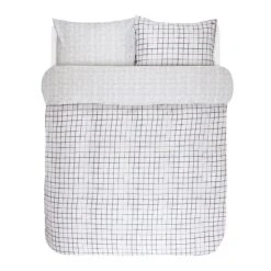 Marc O'Polo Niri Bettwäsche-Set Aus Satin - 155x220 / 80x80 Cm - White