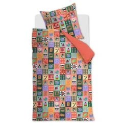 Oilily Party Blocks Bettwäsche-Set - 100x135 / 40x60 Cm - Multi