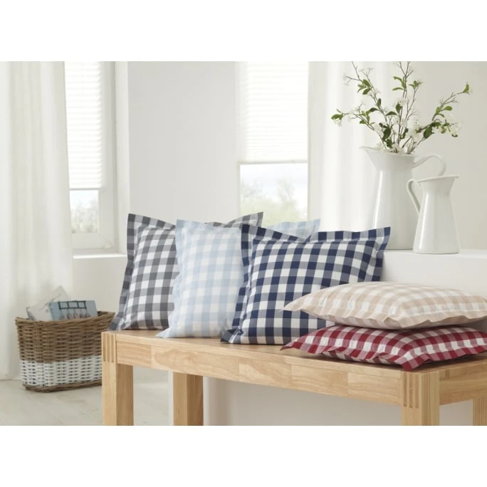 Elegante Quadro Bettwäsche Aus Web-Perkal - 200x220 / 2x80x80 Cm - Bordeaux 4 Elegante Quadro Bettwäsche Aus Web-Perkal - 200x220 / 2x80x80 Cm - Bordeaux – Bild 2