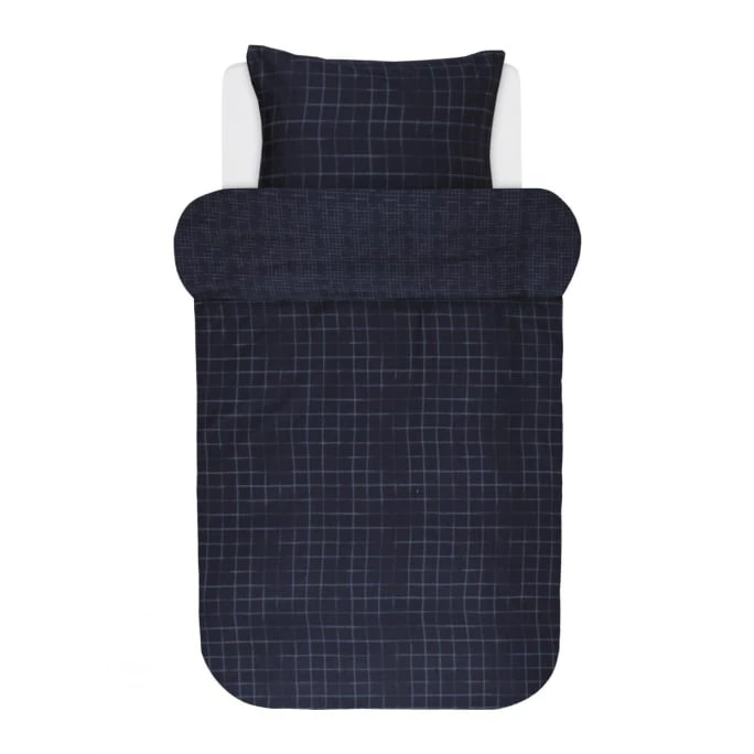 Marc O'Polo Niri Bettwäsche-Set Aus Satin - 155x220 / 80x80 Cm - Indigo Blue 3 Marc O'Polo Niri Bettwäsche-Set Aus Satin - 155x220 / 80x80 Cm - Indigo Blue