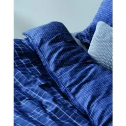 Marc O'Polo Niri Bettwäsche-Set Aus Satin - 155x220 / 80x80 Cm - Indigo Blue 5 Marc O'Polo Niri Bettwäsche-Set Aus Satin - 155x220 / 80x80 Cm - Indigo Blue -Moooi Shop unnamed file 1021