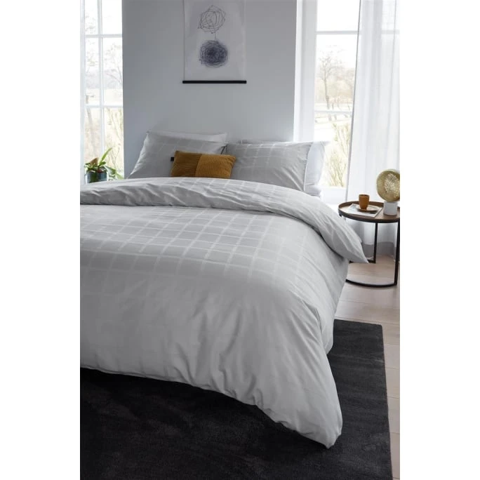 Beddinghouse Rain Bettwäsche Aus Mako-Satin - 135x200 / 80x80 Cm - Grau 4 Beddinghouse Rain Bettwäsche Aus Mako-Satin - 135x200 / 80x80 Cm - Grau – Bild 2