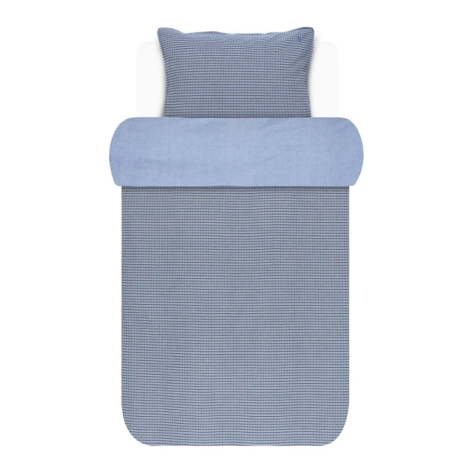 Marc O'Polo Kiruna Perkal-Bettwäsche - 155x220 / 80x80 Cm - Blue 3 Marc O'Polo Kiruna Perkal-Bettwäsche - 155x220 / 80x80 Cm - Blue