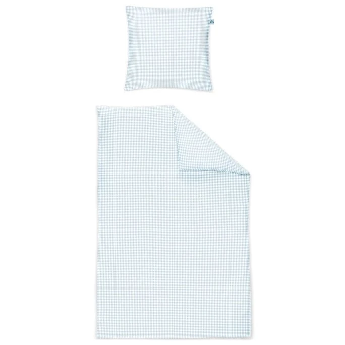 Irisette TWIST 8626 Mako-Satin Bettwäsche - 135x200 / 80x80 Cm - Sky 3 Irisette TWIST 8626 Mako-Satin Bettwäsche - 135x200 / 80x80 Cm - Sky