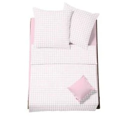 Fleuresse Heidelberg RV Batist-Bettwäsche - 135x200 / 80x80 Cm - Rosè