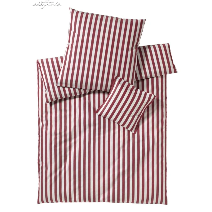 Elegante Lido Bettwäsche Aus Web-Perkal - 200x220 / 2x80x80 Cm - Bordeaux 3 Elegante Lido Bettwäsche Aus Web-Perkal - 200x220 / 2x80x80 Cm - Bordeaux