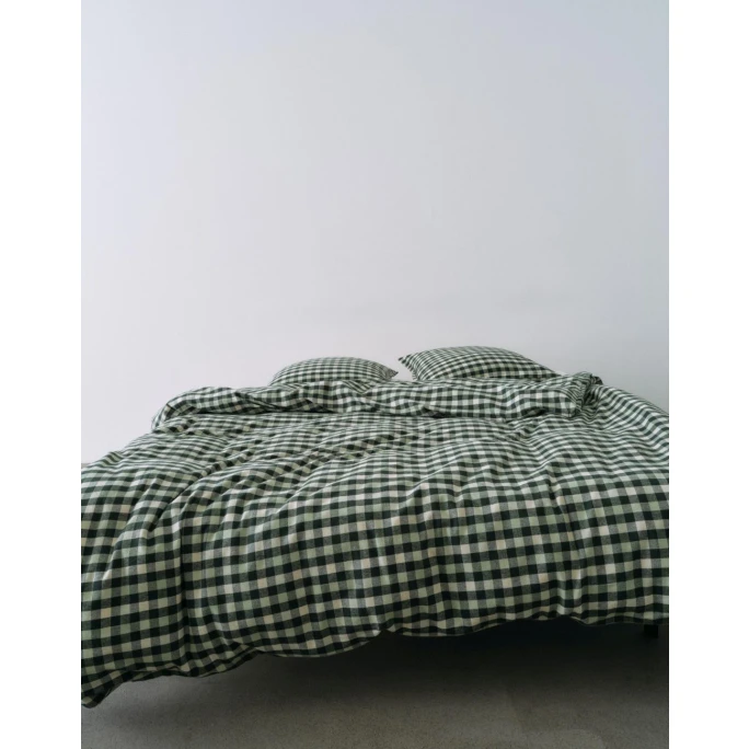 Marc O'Polo Rune Bettwäsche Aus Flanell - 200x220 / 2x80x80 Cm - Deep Forest 4 Marc O'Polo Rune Bettwäsche Aus Flanell - 200x220 / 2x80x80 Cm - Deep Forest – Bild 2