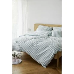 Elegante Quadro Perkal Bettwäsche-Set - 135x200 / 80x80 Cm - Salbei 8 Elegante Quadro Perkal Bettwäsche-Set - 135x200 / 80x80 Cm - Salbei -Moooi Shop unnamed file 1091