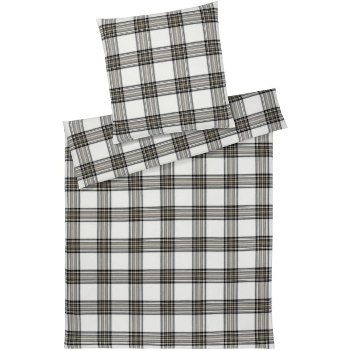 Elegante Westminster Bettwäsche-Set Aus Soft-Flanell - 135x200 / 80x80 Cm - Schoko 3 Elegante Westminster Bettwäsche-Set Aus Soft-Flanell - 135x200 / 80x80 Cm - Schoko