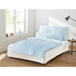 Irisette LINEA 8021 Satin Bettwäsche - 135x200 / 80x80 Cm - Sky 5 Irisette LINEA 8021 Satin Bettwäsche - 135x200 / 80x80 Cm - Sky -Moooi Shop unnamed file 110