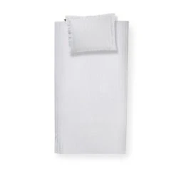 Damai Linea Bettwäsche-Garnitur Aus Satin - 135x200 / 80x80 Cm - Weiß