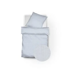 Fleuresse Porto Bettwäsche-Garnitur - 135x200 / 80x80 Cm - Stone Grey