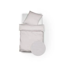 Fleuresse Porto Bettwäsche-Garnitur - 135x200 / 80x80 Cm - Taupe