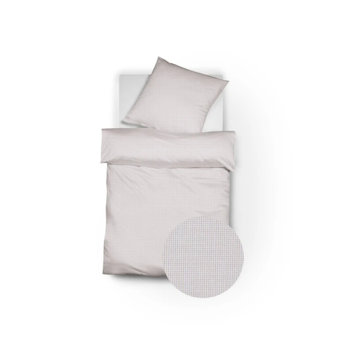 Fleuresse Porto Bettwäsche-Garnitur - 135x200 / 80x80 Cm - Taupe 3 Fleuresse Porto Bettwäsche-Garnitur - 135x200 / 80x80 Cm - Taupe