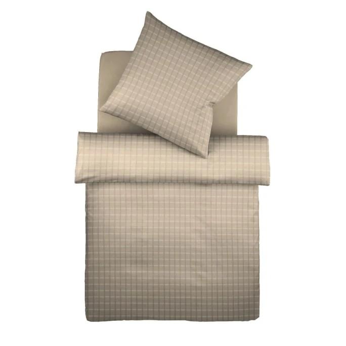 Fleuresse Heidelberg RV Batist-Bettwäsche - 135x200 / 80x80 Cm - Taupe 3 Fleuresse Heidelberg RV Batist-Bettwäsche - 135x200 / 80x80 Cm - Taupe