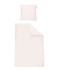 Irisette TWIST SATIN Bettwäsche-Set - 135x200 / 80x80 Cm - Rosé