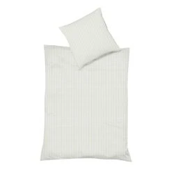 Fleuresse Topas 073851 Bettwäsche-Set Aus Interlock-Jersey - 155x200 / 80x80 Cm - Leinen