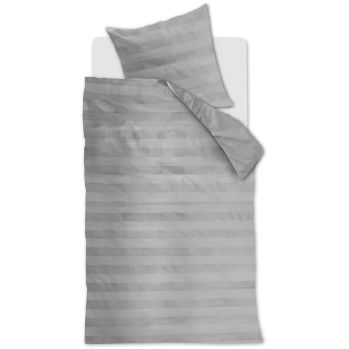 At Home Soft Shine Bettwäsche-Set - 135x200 / 80x80 Cm - Hellgrau 3 At Home Soft Shine Bettwäsche-Set - 135x200 / 80x80 Cm - Hellgrau