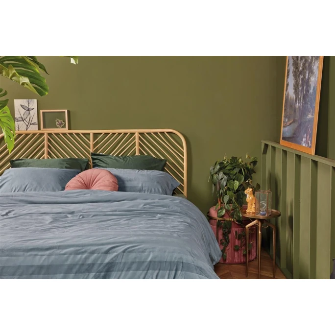 At Home Soft Shine Bettwäsche-Set - 135x200 / 80x80 Cm - Blau Grau 4 At Home Soft Shine Bettwäsche-Set - 135x200 / 80x80 Cm - Blau Grau – Bild 2