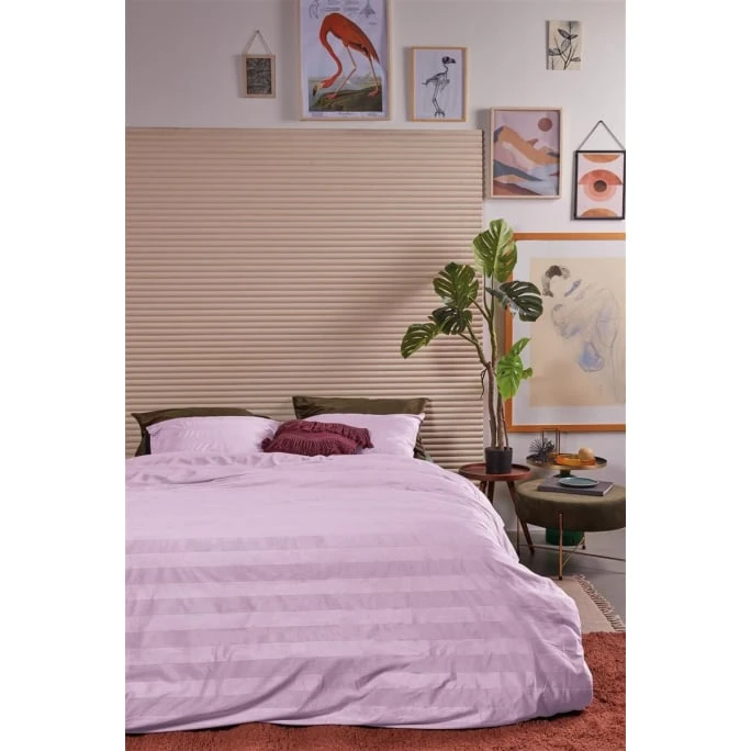 At Home Soft Shine Bettwäsche-Set - 155x220 / 80x80 Cm - Lila 4 At Home Soft Shine Bettwäsche-Set - 155x220 / 80x80 Cm - Lila – Bild 2