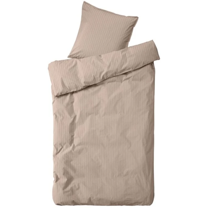 ByNORD Dagny Bio Bettwäsche-Set Aus Perkal - 135x200 / 80x80 Cm - Straw White Bark 3 ByNORD Dagny Bio Bettwäsche-Set Aus Perkal - 135x200 / 80x80 Cm - Straw White Bark