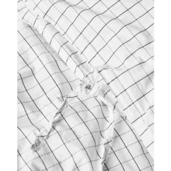 ByNORD Erika Bio Bettwäsche-Set Aus Perkal - 135x200 / 80x80 Cm - Snow White Coal 10 ByNORD Erika Bio Bettwäsche-Set Aus Perkal - 135x200 / 80x80 Cm - Snow White Coal -Moooi Shop unnamed file 1177