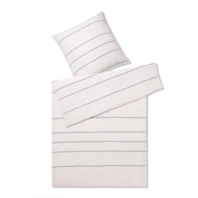 Elegante Relax Bettwäsche Aus Halbleinen - 155x200 / 80x80 Cm - Rose 3 Elegante Relax Bettwäsche Aus Halbleinen - 155x200 / 80x80 Cm - Rose