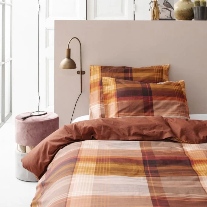 Cinderella Ponte Bettwäsche-Set Aus Renforcé-Baumwolle - 155x220 / 80x80 Cm - Red Clay 6 Cinderella Ponte Bettwäsche-Set Aus Renforcé-Baumwolle - 155x220 / 80x80 Cm - Red Clay – Bild 4