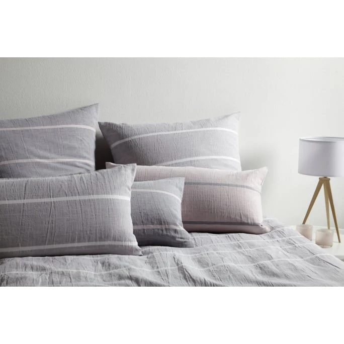 Elegante Relax Bettwäsche Aus Halbleinen - 155x200 / 80x80 Cm - Rose 5 Elegante Relax Bettwäsche Aus Halbleinen - 155x200 / 80x80 Cm - Rose – Bild 3