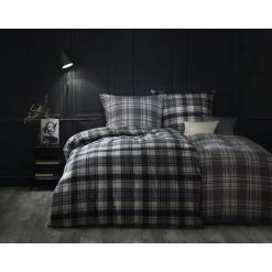 Fleuresse Lech Bettwäsche-Set Aus Flanell - 135x200 / 80x80 Cm - Granit 5 Fleuresse Lech Bettwäsche-Set Aus Flanell - 135x200 / 80x80 Cm - Granit -Moooi Shop unnamed file 1221