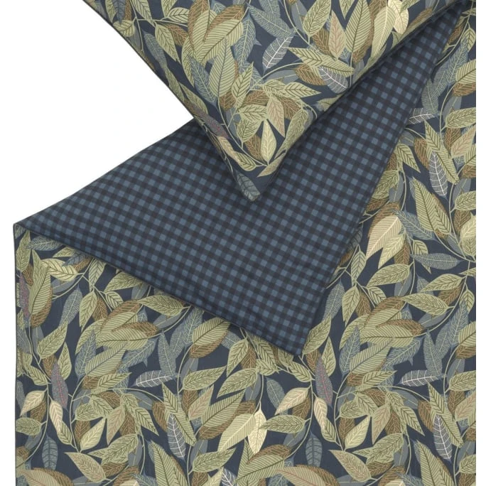 ESPRIT Home Macy Bettwäsche-Set Aus Satin - 155x220 / 80x80 Cm - Blue 4 ESPRIT Home Macy Bettwäsche-Set Aus Satin - 155x220 / 80x80 Cm - Blue – Bild 2