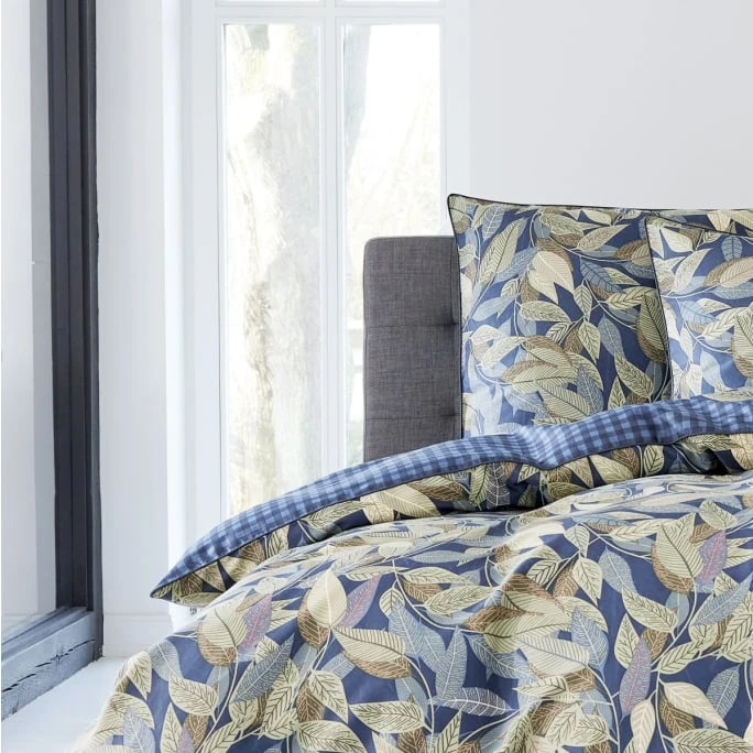 ESPRIT Home Macy Bettwäsche-Set Aus Satin - 155x220 / 80x80 Cm - Blue 6 ESPRIT Home Macy Bettwäsche-Set Aus Satin - 155x220 / 80x80 Cm - Blue – Bild 4