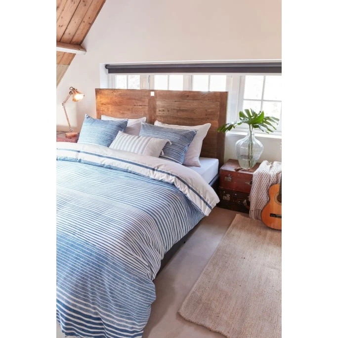 Riviera Maison Rivièra Maison Destination Bettwäsche-Set - 200x200 / 2x80x80 Cm - Blue 4 Riviera Maison Rivièra Maison Destination Bettwäsche-Set - 200x200 / 2x80x80 Cm - Blue – Bild 2