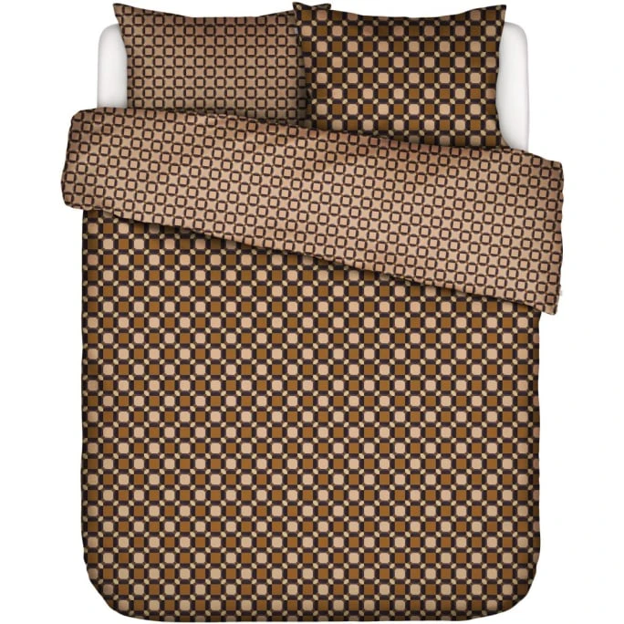 ESSENZA HOME Essenza Teades Bettwäsche-Set Aus Satin - 155x220 / 80x80 Cm - Light Leather 3 ESSENZA HOME Essenza Teades Bettwäsche-Set Aus Satin - 155x220 / 80x80 Cm - Light Leather