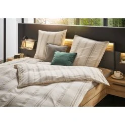 Musterring Square Bettwäsche-Set Aus Satin - 135x200 / 80x80 Cm - Beige -Moooi Shop unnamed file 1262