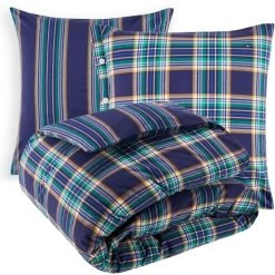 Tommy Hilfiger WOVEN FLANNEL Bettwäsche-Set Aus Flanell - 140x200 / 70x90 (AT) Cm - Evergreen