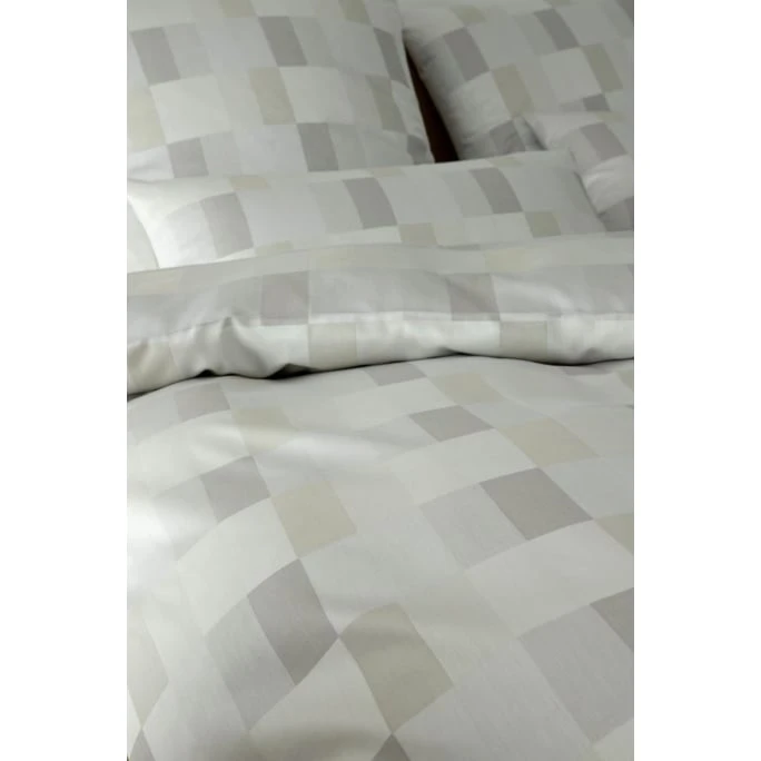 Elegante Piazza Bettwäsche-Set Aus Mako-Satin - 135x200 / 40x80 Cm - Natur 5 Elegante Piazza Bettwäsche-Set Aus Mako-Satin - 135x200 / 40x80 Cm - Natur – Bild 3