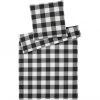 Elegante Chess Bettwäsche-Set Aus Soft-Flanell - 135x200 / 80x80 Cm - Anthrazit -Moooi Shop unnamed file 1286