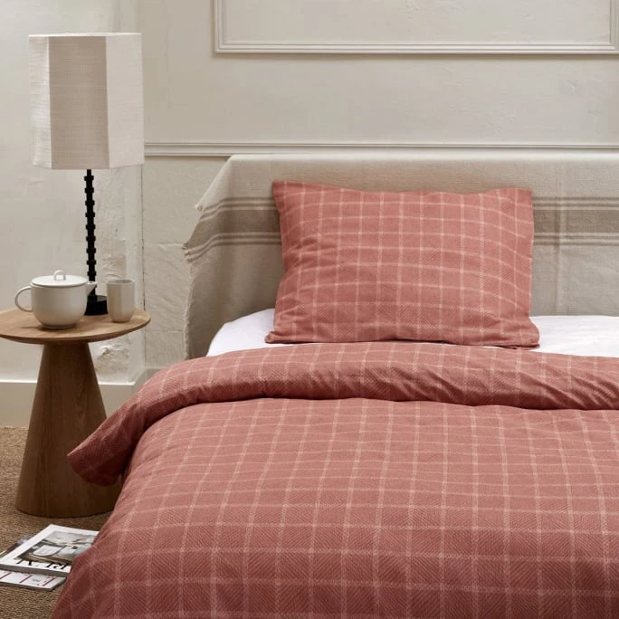 Cinderella Brecht Bettwäsche-Set - 135x200 / 80x80 Cm - Terra 4 Cinderella Brecht Bettwäsche-Set - 135x200 / 80x80 Cm - Terra – Bild 2