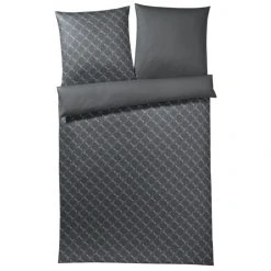 JOOP! Cornflower Gradiant Bettwäsche Aus Mako-Satin - 135x200 / 80x80 Cm - Graphit