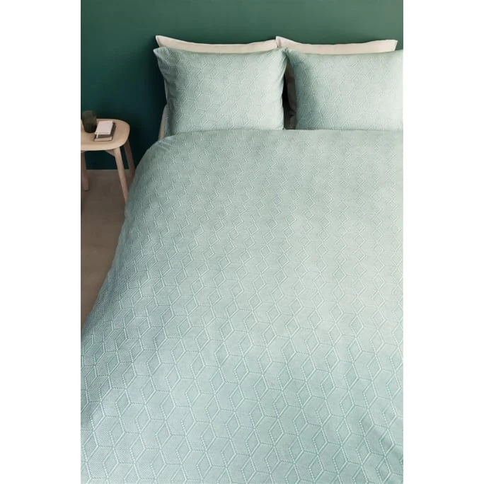 Beddinghouse Oskar Bettwäsche-Set - 155x220 / 80x80 Cm - Meeresgrün 6 Beddinghouse Oskar Bettwäsche-Set - 155x220 / 80x80 Cm - Meeresgrün – Bild 4