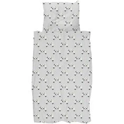 SNURK Gamer Bettwäsche-Set - 135x200 / 80x80 Cm - Grey
