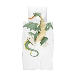 SNURK Dragon Bettwäsche-Set - 135x200 / 80x80 Cm - Multi