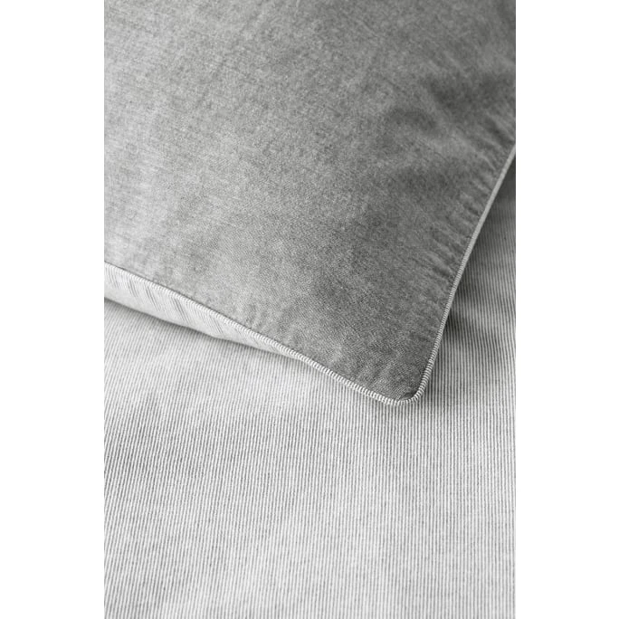 Marc O'Polo Washed Chambray Bettwäsche-Set - 200x200 / 2x80x80 Cm - Grey 4 Marc O'Polo Washed Chambray Bettwäsche-Set - 200x200 / 2x80x80 Cm - Grey – Bild 2