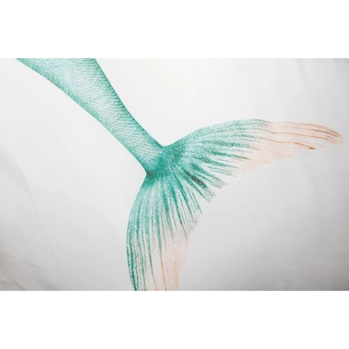 SNURK Mermaid Bettwäsche - 135x200 / 80x80 Cm - Weiß 7 SNURK Mermaid Bettwäsche - 135x200 / 80x80 Cm - Weiß – Bild 5