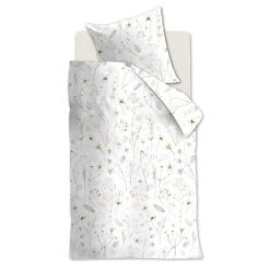 Beddinghouse Nostalgic Bettwäsche-Set Aus Renforcé - 135x200 / 80x80 Cm - Weiß