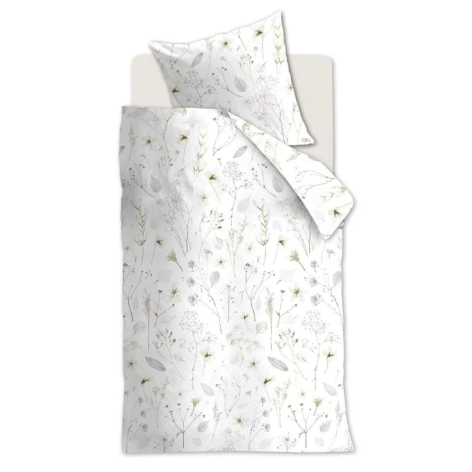 Beddinghouse Nostalgic Bettwäsche-Set Aus Renforcé - 135x200 / 80x80 Cm - Weiß 3 Beddinghouse Nostalgic Bettwäsche-Set Aus Renforcé - 135x200 / 80x80 Cm - Weiß