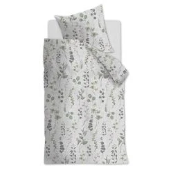 Beddinghouse Blooms Bettwäsche-Set - 155x220 / 80x80 Cm - Natur